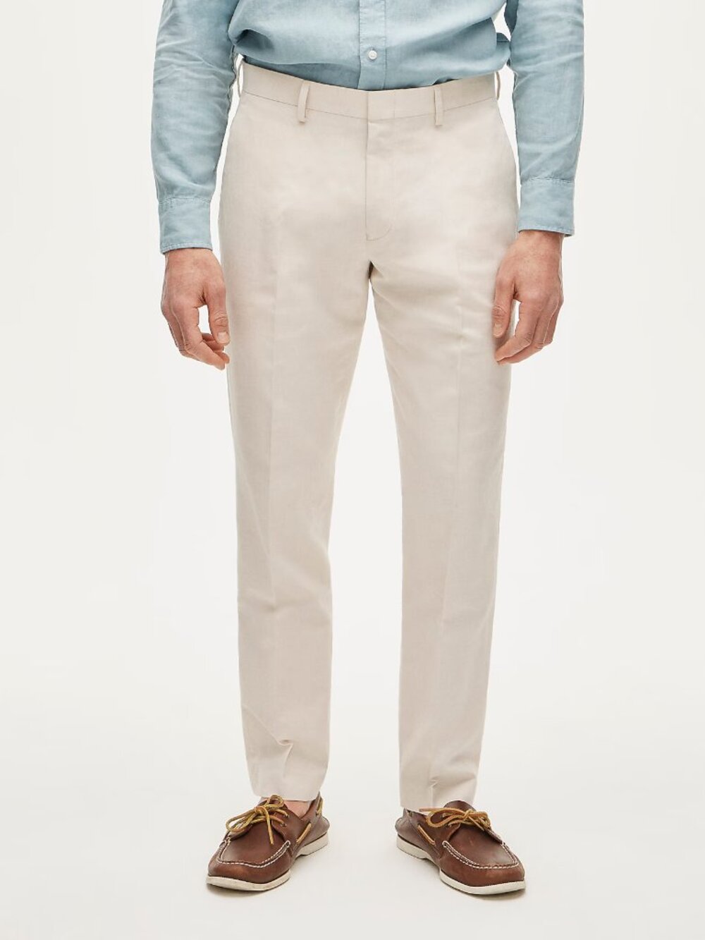 J. Crew Ludlow Slim-fit suit pant in Baird McNutt Irish cotton-linen blend